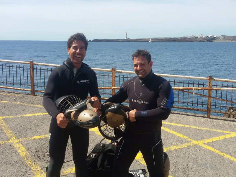 El Poris Scooter Dive wth Stefano & Patrirk